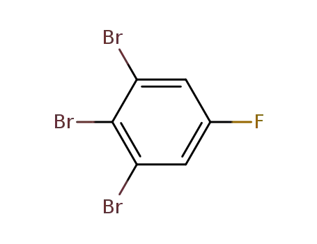 Molecular Structure of 576-82-9 (1,2,3-TRIBROMO-5-FLUOROBENZENE)