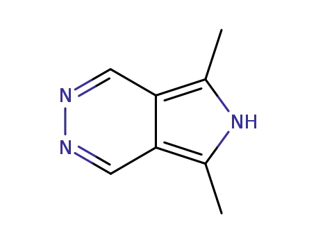 Molecular Structure of 59718-12-6 (6H-Pyrrolo[3,4-d]pyridazine, 5,7-dimethyl-)