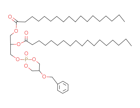 Molecular Structure of 79635-18-0 (2-oxo-2-(1,2-distearoyl-3-rac-glycero)-5-benzyloxy-1,3,2-dioxaphosphorinane)