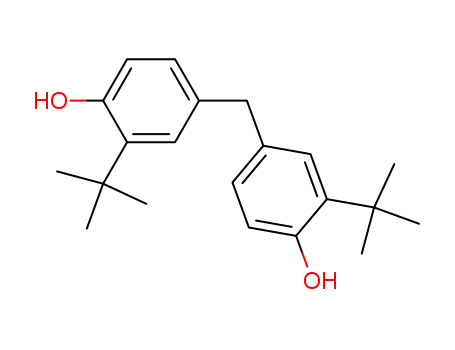 Molecular Structure of 32861-23-7 (Phenol, 4,4'-methylenebis[2-(1,1-dimethylethyl)-)