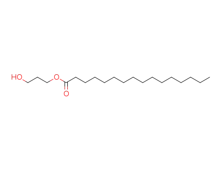 Molecular Structure of 821-16-9 (Hexadecanoic acid 3-hydroxypropyl ester)