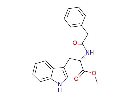 Molecular Structure of 65474-80-8 (L-Tryptophan, N-(phenylacetyl)-, methyl ester)