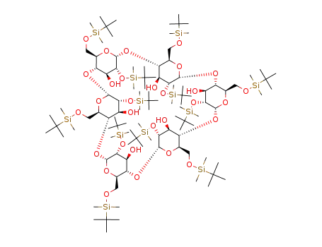 Molecular Structure of 90289-32-0 (Hexakis(2,6-di-O-tert-butyldimethylsilyl)-α-cyclodextrin)