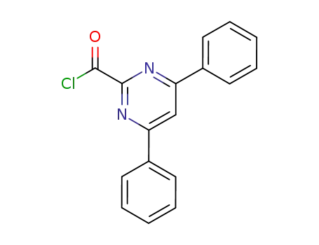 4,6-diphenyl-2-pyrimidinecarboxylic acid chloroanhydride