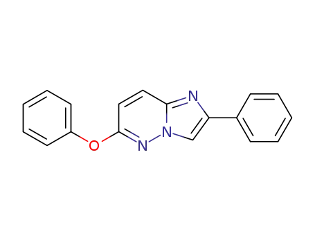 Molecular Structure of 180901-13-7 (6-Phenoxy-2-phenyl-imidazo[1,2-b]pyridazine)