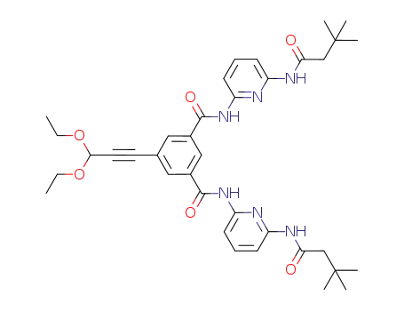 5-(3,3-diethoxyprop-1-ynyl)-N<sub>1</sub>,N<sub>3</sub>-bis(6-(3,3-dimethylbutyrylamino)pyridin-2-yl)isophthalamide