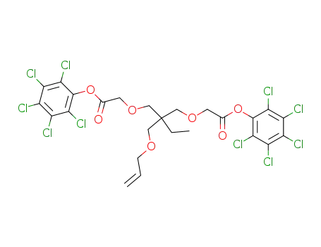 (2-Allyloxymethyl-2-pentachlorophenyloxycarbonylmethoxymethyl-butoxy)-acetic acid pentachlorophenyl ester