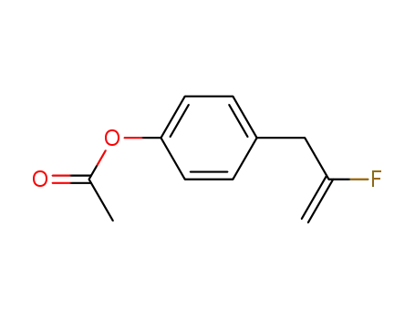 4-(2-fluoroprop-2-enyl)phenyl acetate