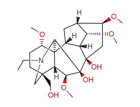 Aconitane-7,8-diol,20-ethyl-4-(hydroxymethyl)-1,6,14,16-tetramethoxy-, (1a,6b,14a,16b)-