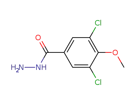Molecular Structure of 22631-59-0 (3,5-DICHLORO-4-METHOXYBENZENECARBOHYDRAZIDE)