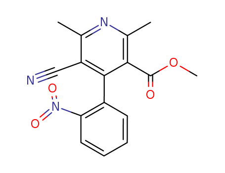 3-PYRIDINECARBOXYLIC ACID 5-CYANO-2,6-DIMETHYL-4-(2-NITROPHENYL)-,METHYL ESTER