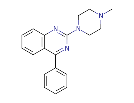 Molecular Structure of 14005-52-8 (Quinazoline, 2-(4-methyl-1-piperazinyl)-4-phenyl-)