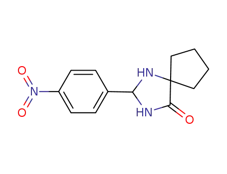 2-(4-nitrophenyl)-1,3-diazaspiro[4.4]nonan-4-one