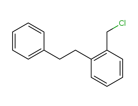 Molecular Structure of 94275-62-4 (Benzene, 1-(chloromethyl)-2-(2-phenylethyl)-)