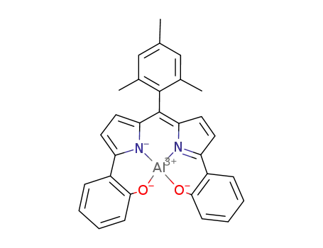 Molecular Structure of 1162652-21-2 ((mesityl)C((C<sub>4</sub>H<sub>2</sub>N)(C<sub>6</sub>H<sub>4</sub>)O)2Al)