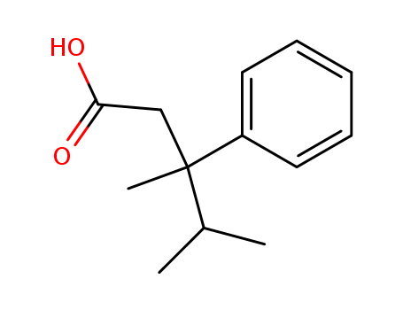 Benzenepropanoic acid, b-methyl-b-(1-methylethyl)- cas  2977-39-1