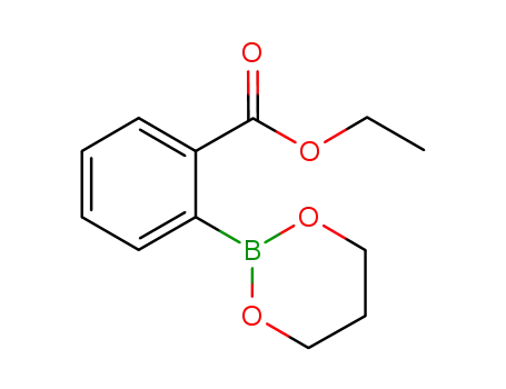 Molecular Structure of 850567-60-1 (ETHYL 2-BORONOBENZOATE, PROPANEDIOL CYCLIC ESTER)