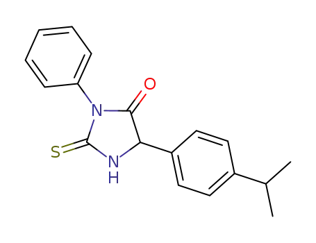 3-phenyl-5-(4-isopropylphenyl)-2-thioxo-imidazolidin-4-one