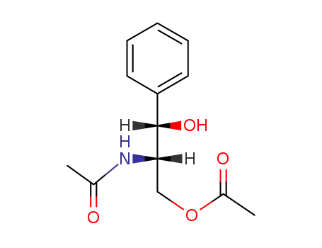 Molecular Structure of 173094-51-4 (acetate de (S)-2-acetamido-(S)-3-hydroxy-3-phenylpropyle)
