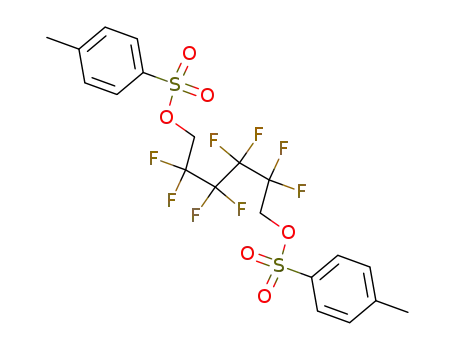 Molecular Structure of 58191-47-2 (1,6-BIS(4-TOSYLOXY)-1H,1H,6H,6H-PERFLUOROHEXANE)