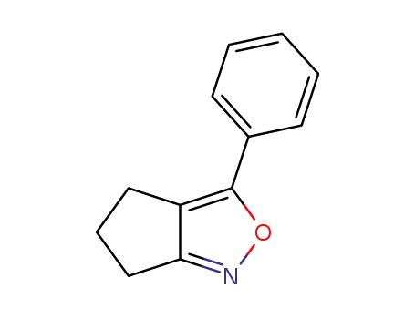 Molecular Structure of 24097-26-5 (3-phenyl-5,6-dihydro-4H-cyclopenta[c][1,2]oxazole)