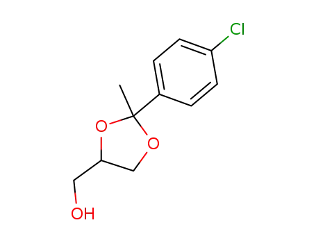 1,3-Dioxolan-4-methanol, 2-(p-chlorophenyl)-2-methyl-