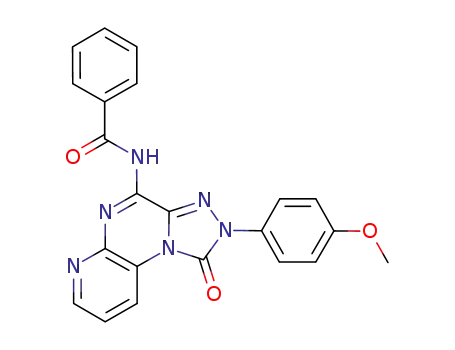 Molecular Structure of 1144161-05-6 (Benzamide, N-[1,2-dihydro-2-(4-methoxyphenyl)-1-oxopyrido[2,3-e][1,2,4]triazolo[4,3-a]pyrazin-4-yl]-)
