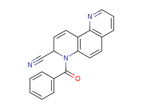 1,7-Phenanthroline-8-carbonitrile,7-benzoyl-7,8-dihydro- cas  29924-57-0