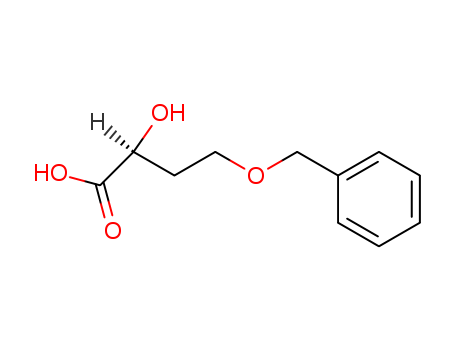Molecular Structure of 172471-74-8 (Butanoic acid, 2-hydroxy-4-(phenylmethoxy)-, (S)-)