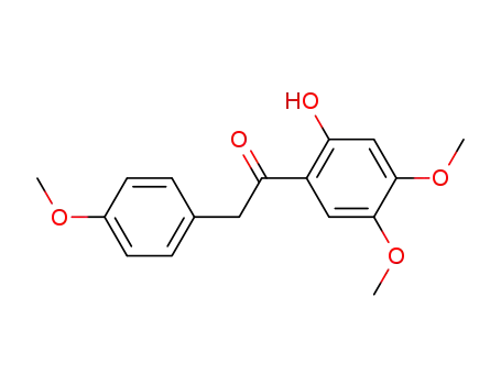 1-(2-hydroxy-4,5-dimethoxyphenyl)-2-(4-methoxyphenyl)ethanone