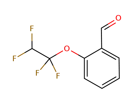 Molecular Structure of 85187-22-0 (Benzaldehyde,2-(1,1,2,2-tetrafluoroethoxy)-)