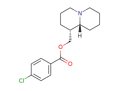 Molecular Structure of 362495-17-8 (Lupinine p-chlorobenzoicacid ester hydrochloride)