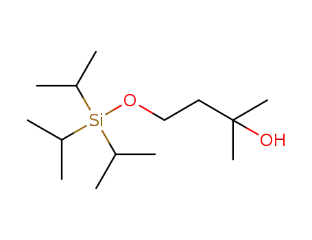 Molecular Structure of 1236306-11-8 (3-hydroxy-3-methylbutoxytriisopropylsilane)