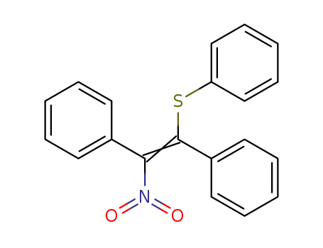 Molecular Structure of 85296-24-8 (1-nitro-1,2-diphenyl-2-phenylthioethene)