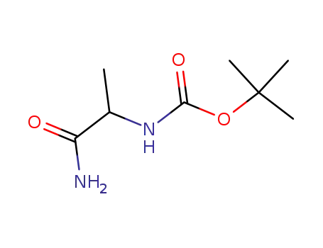 Molecular Structure of 85642-13-3 (BOC-ALA-NH2)