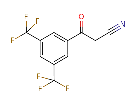 Molecular Structure of 267880-81-9 (3,5-Trifluromethylbenzoylacetonitrile)