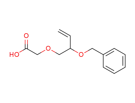 Molecular Structure of 257949-96-5 (5-Benzyloxy-3-oxahept-6-enoic acid)