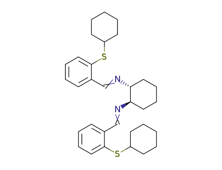 Molecular Structure of 1383611-02-6 ((1R,2R)-N,N'-bis(2-(cyclohexylthio)benzylidene)-1,2-cyclohexanediamine)
