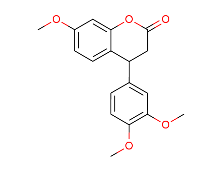2H-1-Benzopyran-2-one,4-(3,4-dimethoxyphenyl)-3,4-dihydro-7-methoxy- cas  35582-80-0