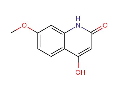 Molecular Structure of 27037-34-9 (4-HYDROXY-7-METHOXY-1H-QUINOLIN-2-ONE)