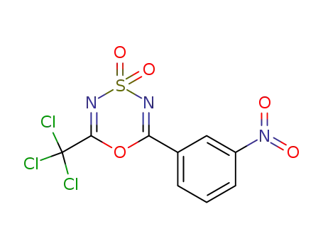 6-(3-nitrophenyl)-2-trichloromethyl-1,4,3,5-oxathiadiazine 4,4-dioxide
