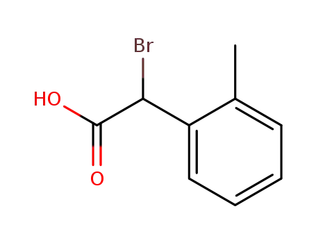Molecular Structure of 29302-73-6 (ALPHA-Bromo-2-methylphenylacetic acid)