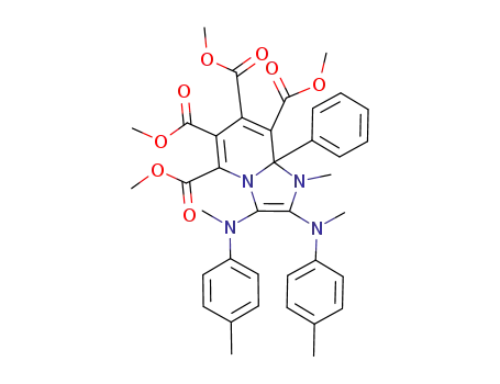 1-methyl-2,3-bis(methyl-4-tolylamino)-9-phenyl-1,9-dihydroimidazo<1,2-a>pyridine-5,6,7,8-tetracarboxylic acid-tetramethyl ester