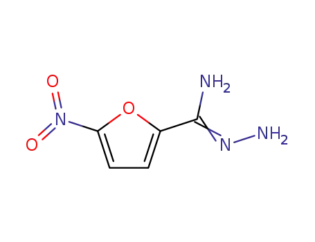Molecular Structure of 13295-76-6 (5-NITRO-2-FUROHYDRAZIDEIMIDE)