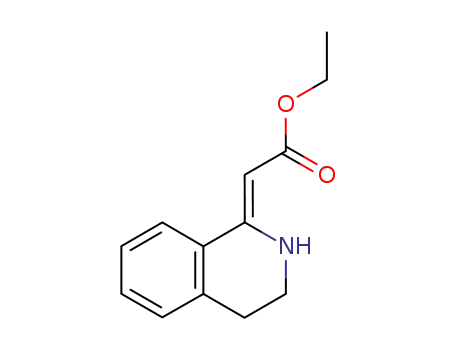 Molecular Structure of 5019-07-8 (ethyl (2Z)-3,4-dihydroisoquinolin-1(2H)-ylideneethanoate)