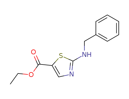 Molecular Structure of 342394-00-7 (ETHYL 2-(BENZYLAMINO)-1,3-THIAZOLE-5-CARBOXYLATE)