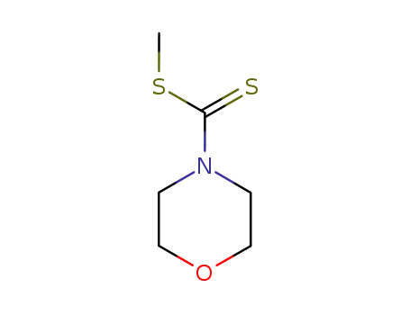 Molecular Structure of 62604-08-4 (Methyl morpholine-4-carbodithioate)