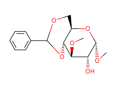 a-D-Glucopyranoside, methyl3-O-methyl-4,6-O-(phenylmethylene)- cas  20770-95-0
