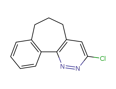 Molecular Structure of 25823-53-4 (3-CHLORO-6,7-DIHYDRO-5H-BENZO[6,7]CYCLOHEPTA[1,2-C]PYRIDAZINE)