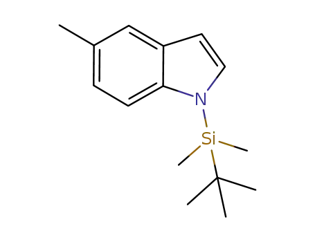 Molecular Structure of 1046828-40-3 (1-(tert-butyldimethylsilyl)-5-methyl-1H-indole)